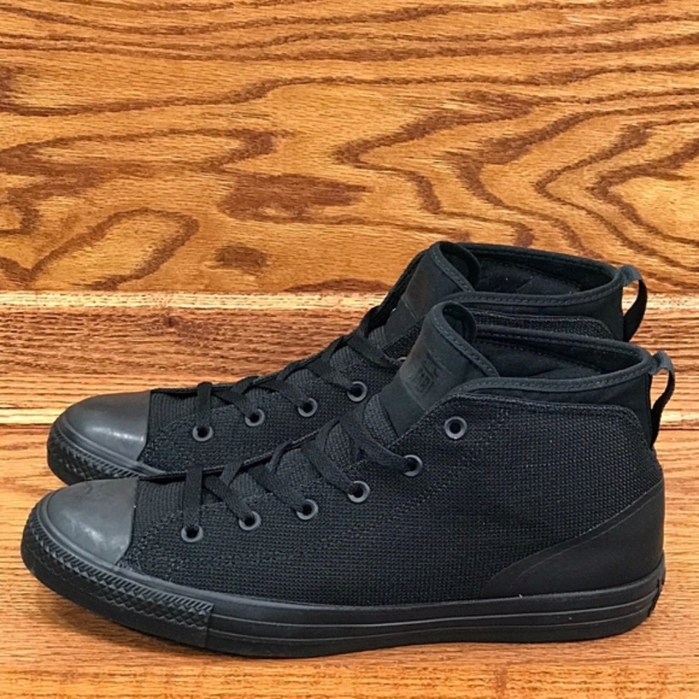 Converse‎ CTAS Syde Street Mid Triple Black Shoes